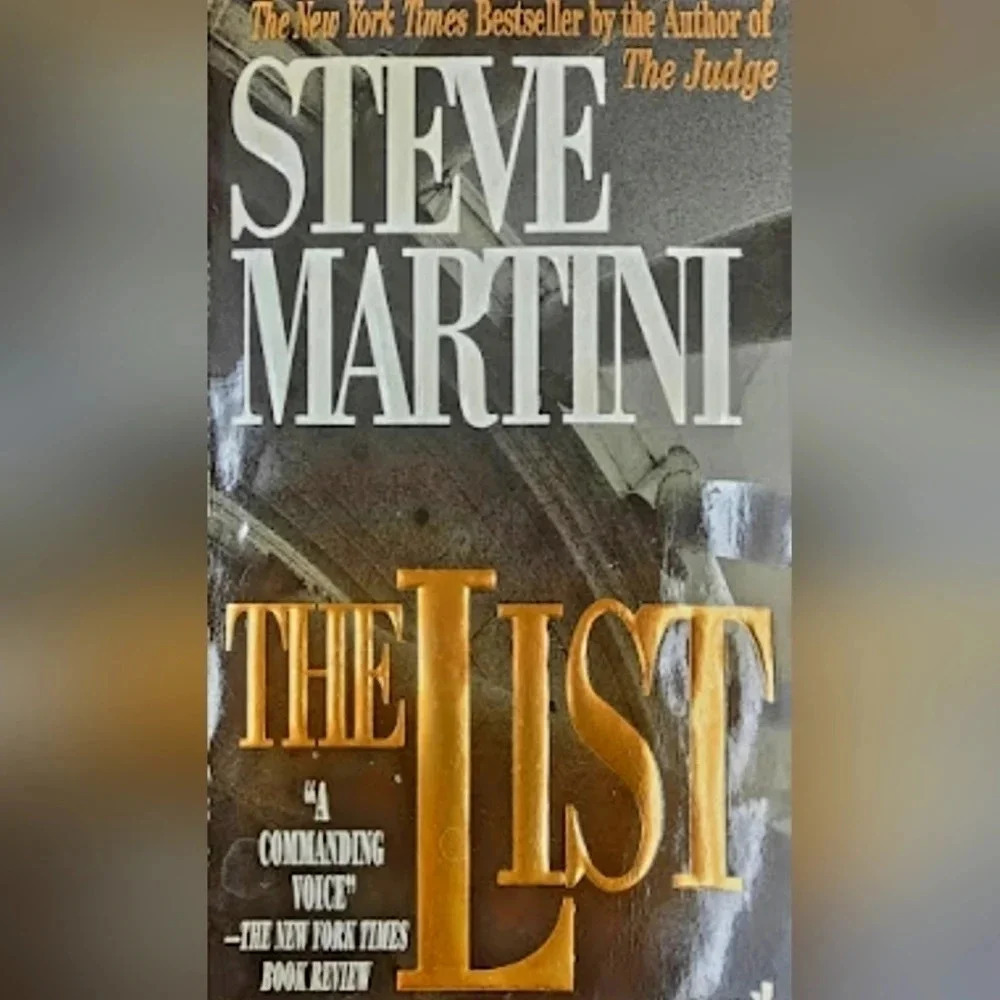 THE LIST BY STEVE MARTINI PAPERBACK BOOK